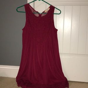 burgundy Altar’d State Dress